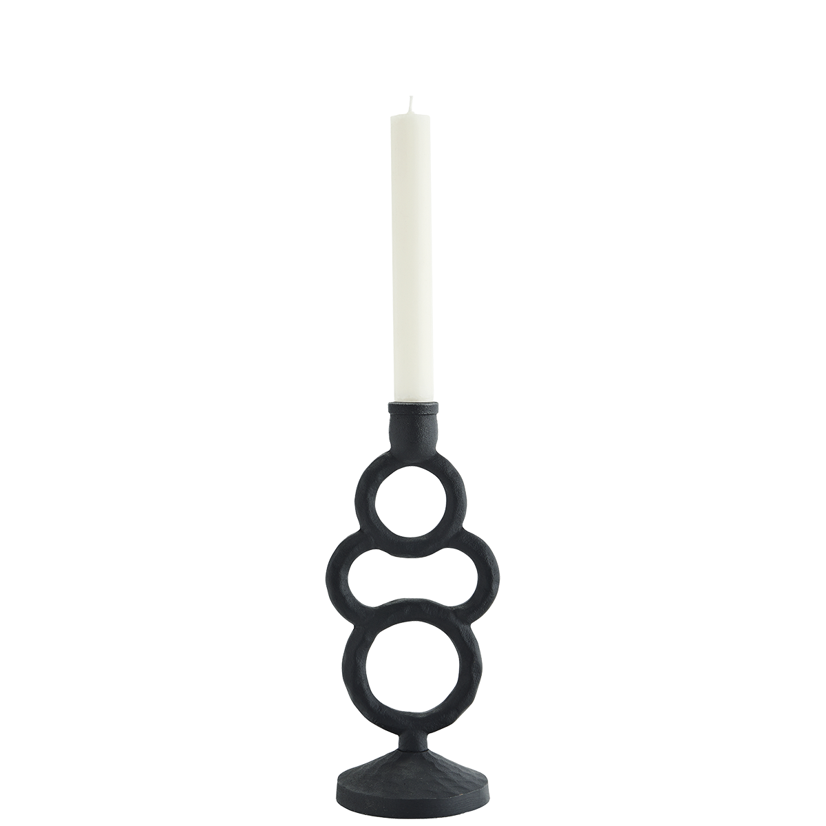 Aluminum candle holder