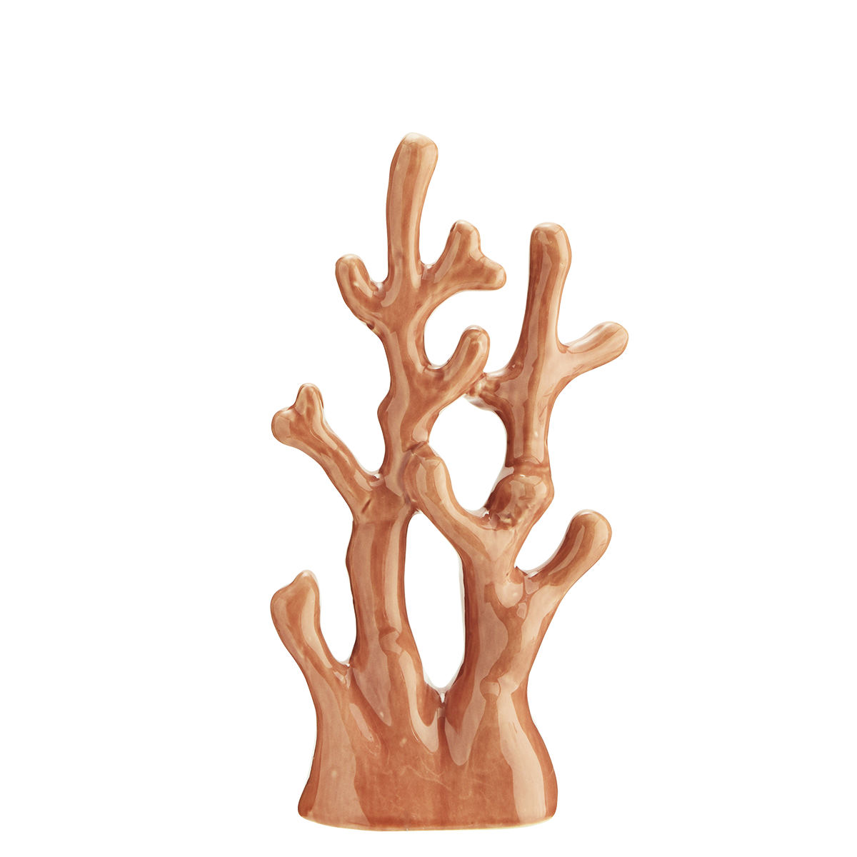 Standing stoneware coral