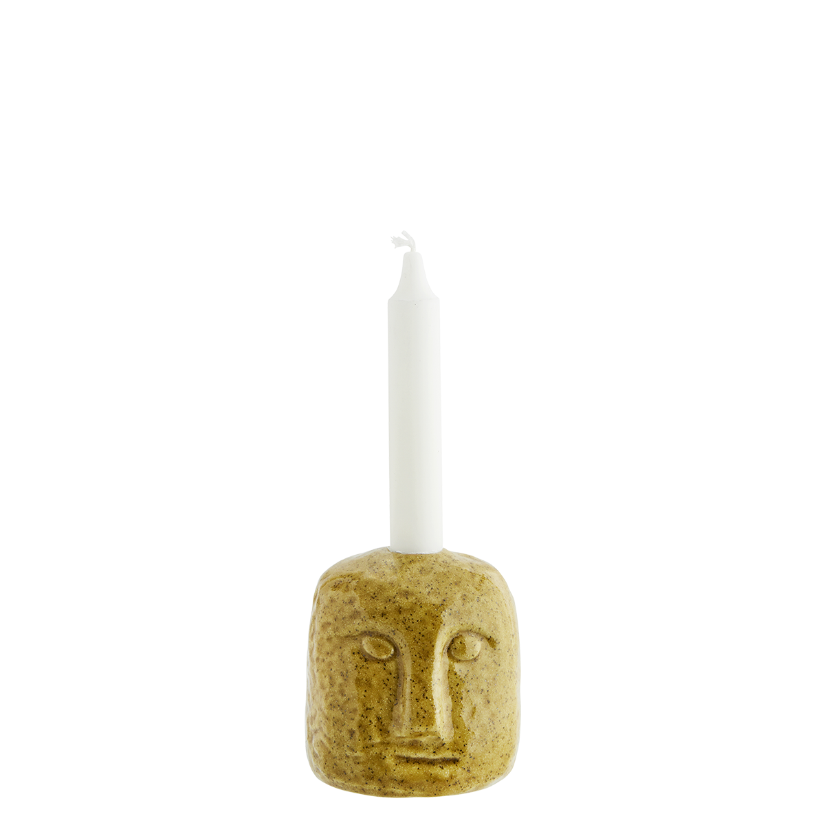 Candle holder w/ face imprint