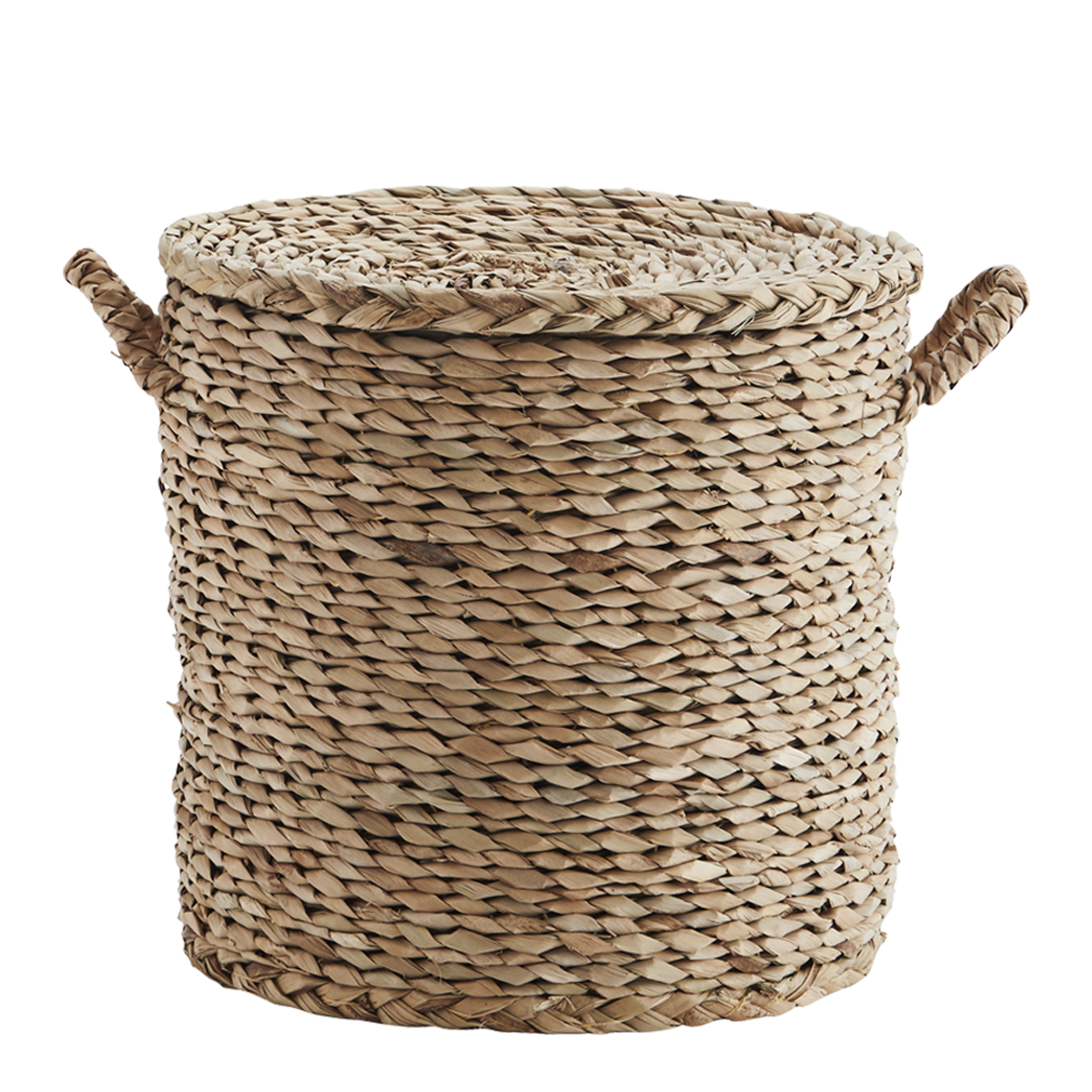 Seagrass basket w/ lid