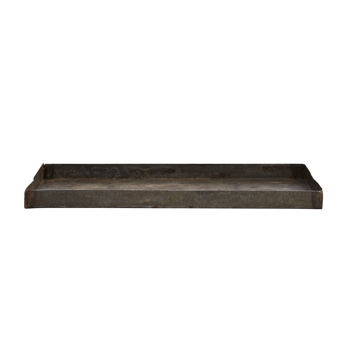 Reused rectangular iron tray