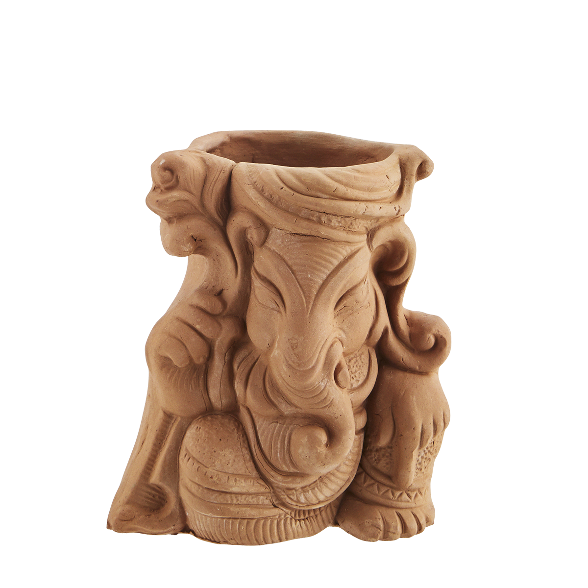 Earthenware Ganesha vase