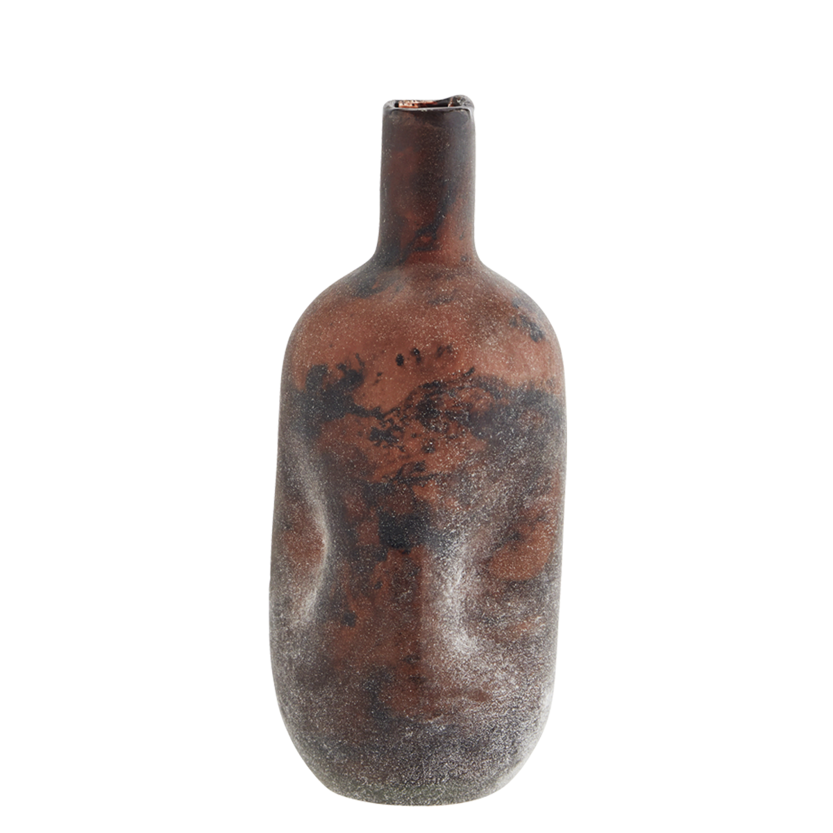 Organic shaped glass vase