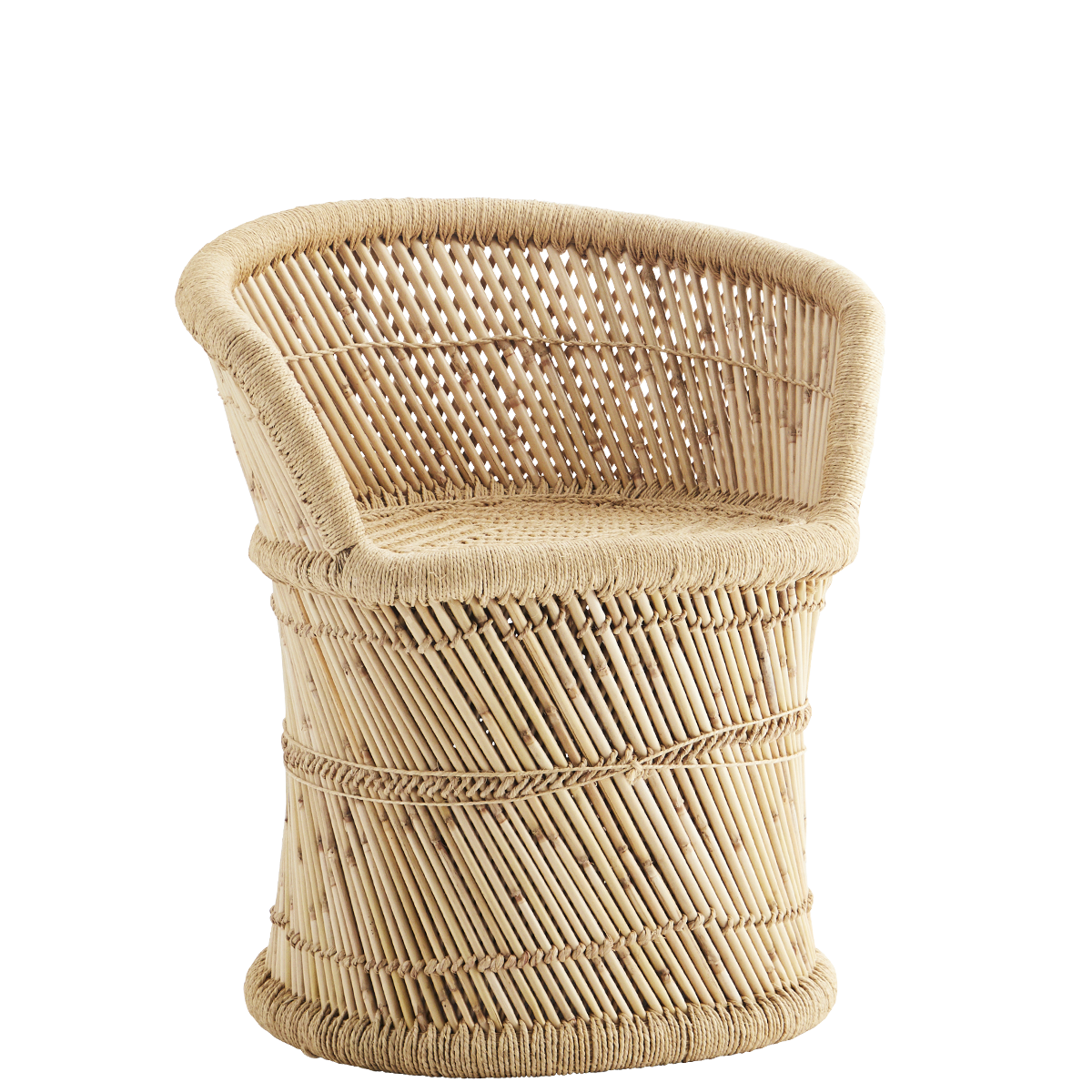 Bamboo chair w/ jute rope