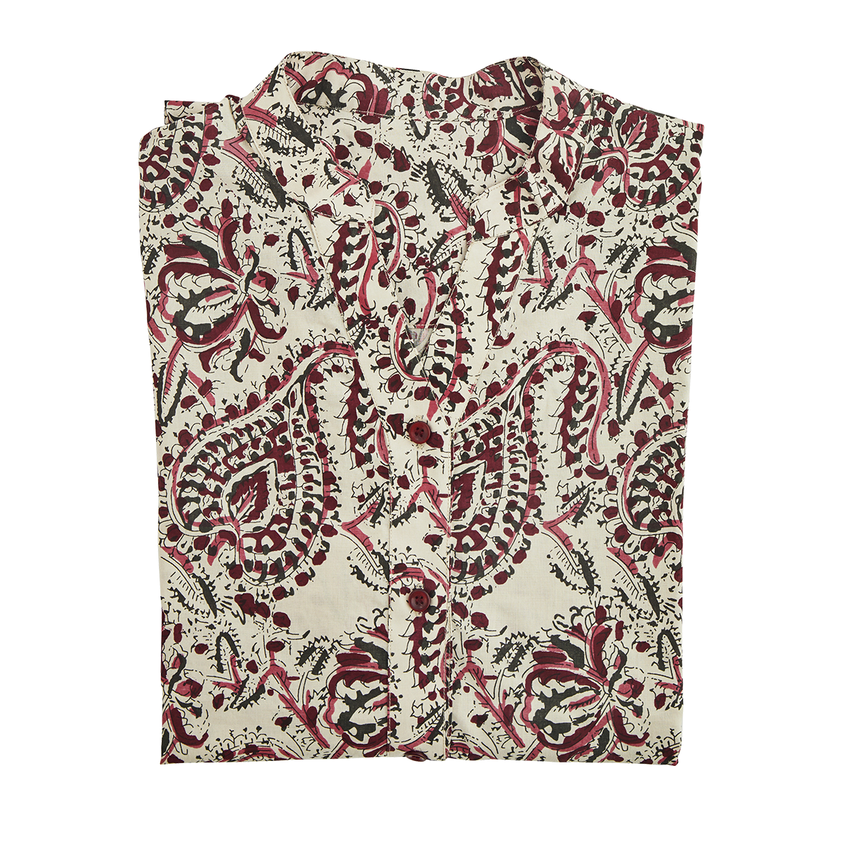 Printed cotton tunic