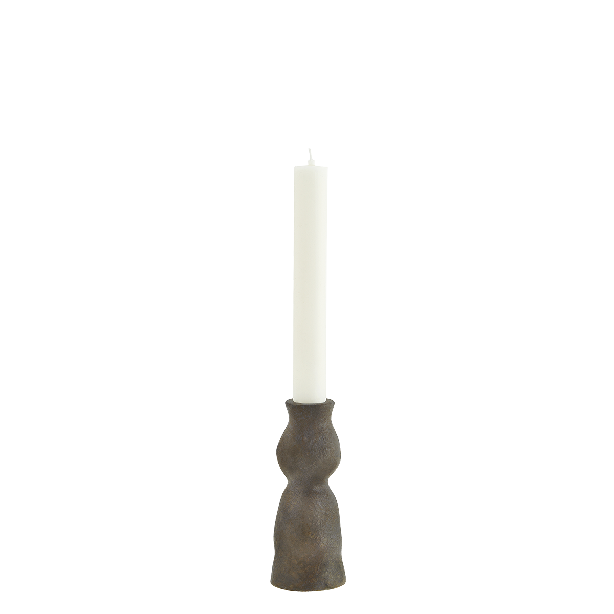 Stoneware candle holder