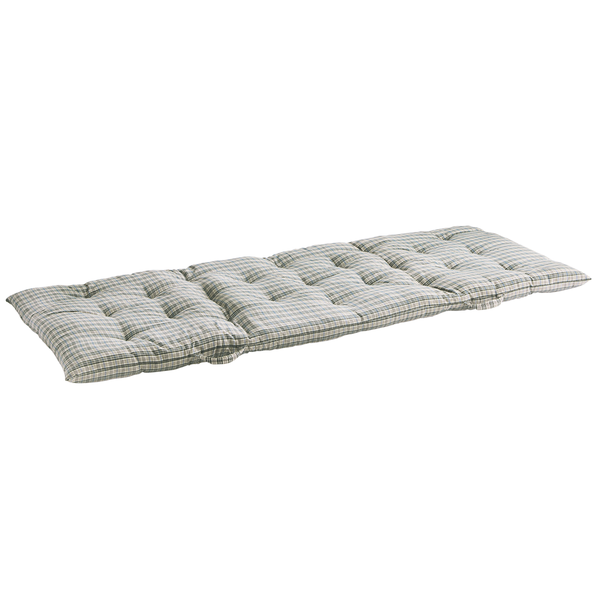 Checked woven cotton mattress