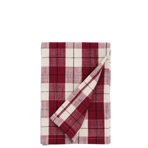 Checked kitchen towel