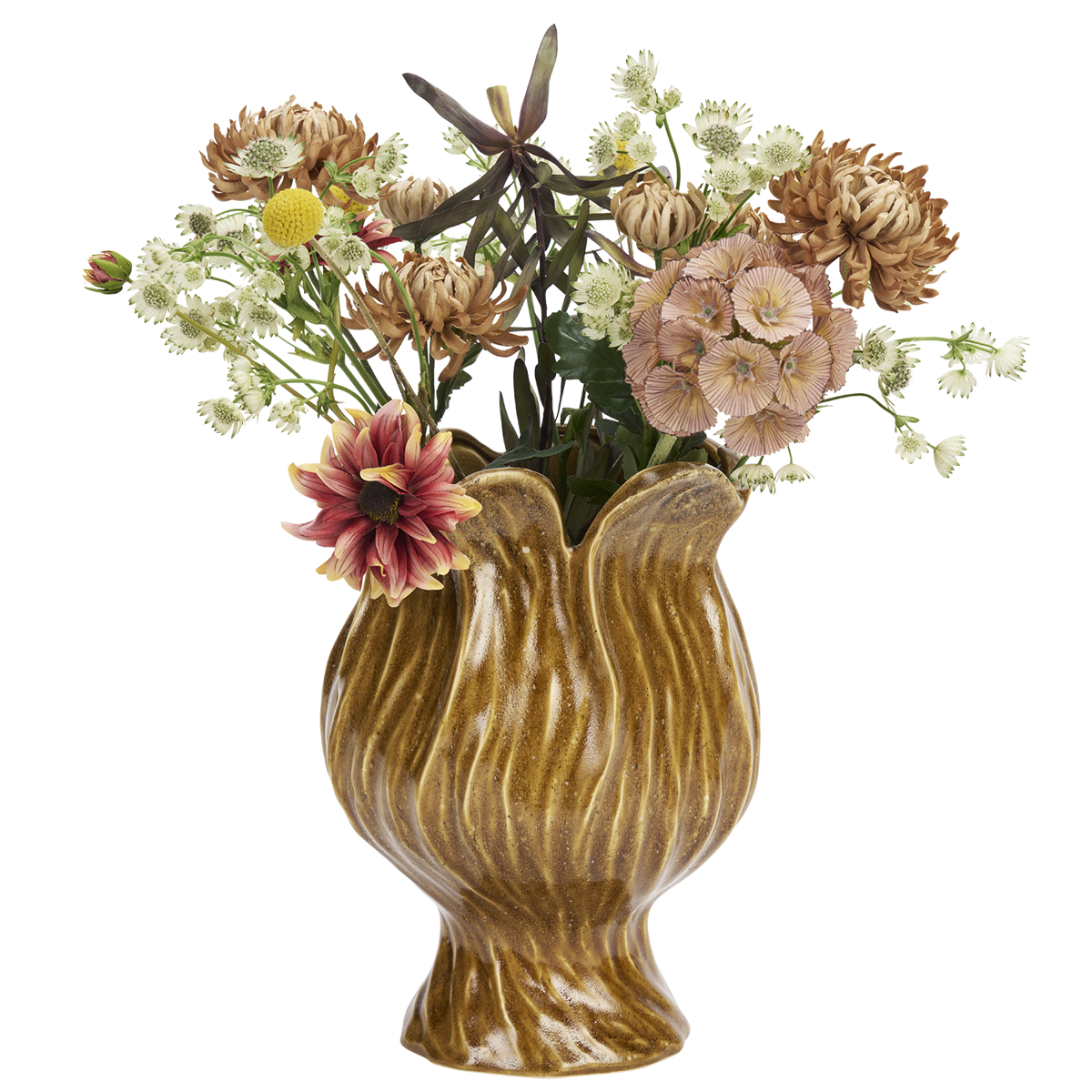 Stoneware flowerpot