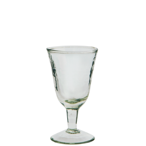 Hammered wine glass