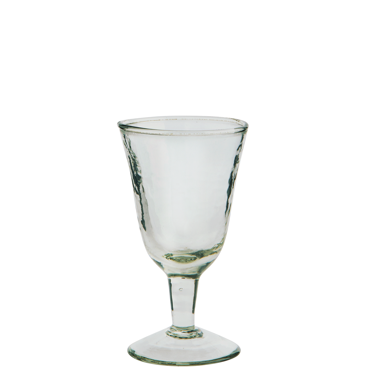 Hammered wine glass