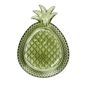 Glass pineapple tray