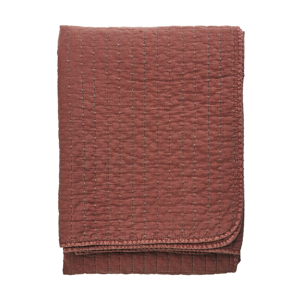 Quilted cotton throw