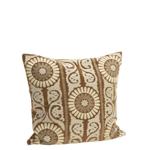 Suzani embroidered velvet cushion cover