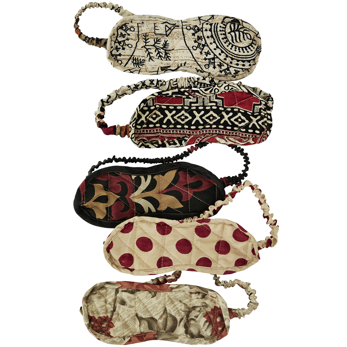 Upcycled quilted eye mask Upcycled quilted eye mask