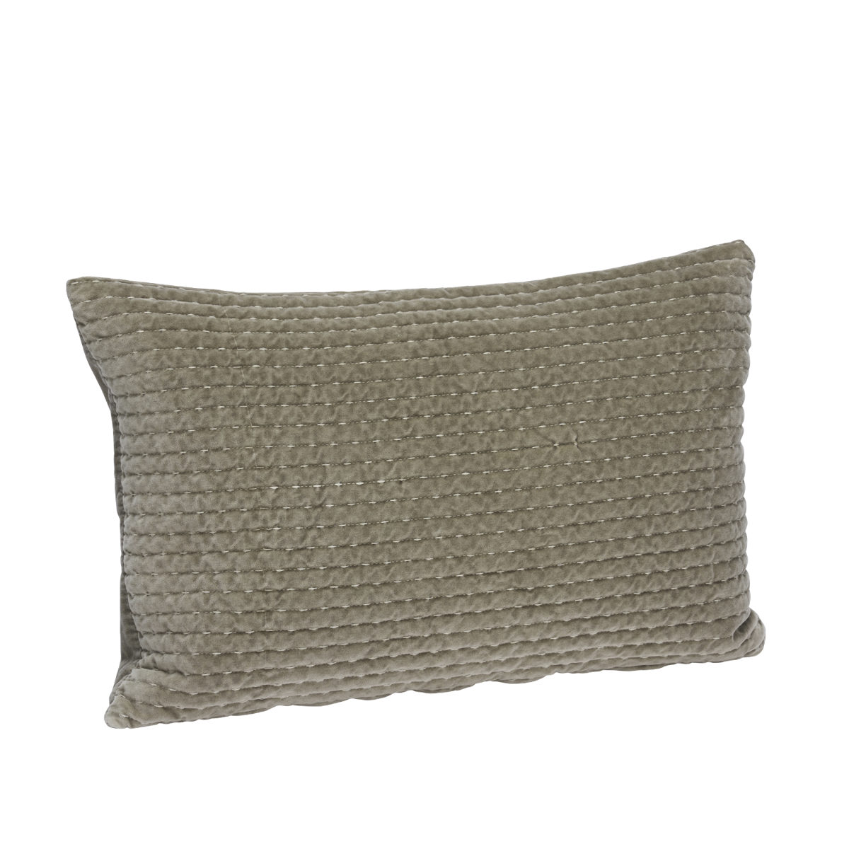 Quilted velvet cushion cover