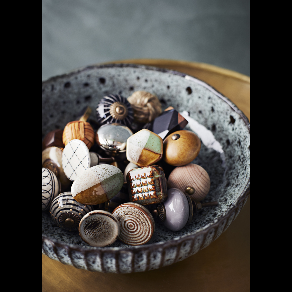 Handmade stoneware doorknob Handmade stoneware doorknob