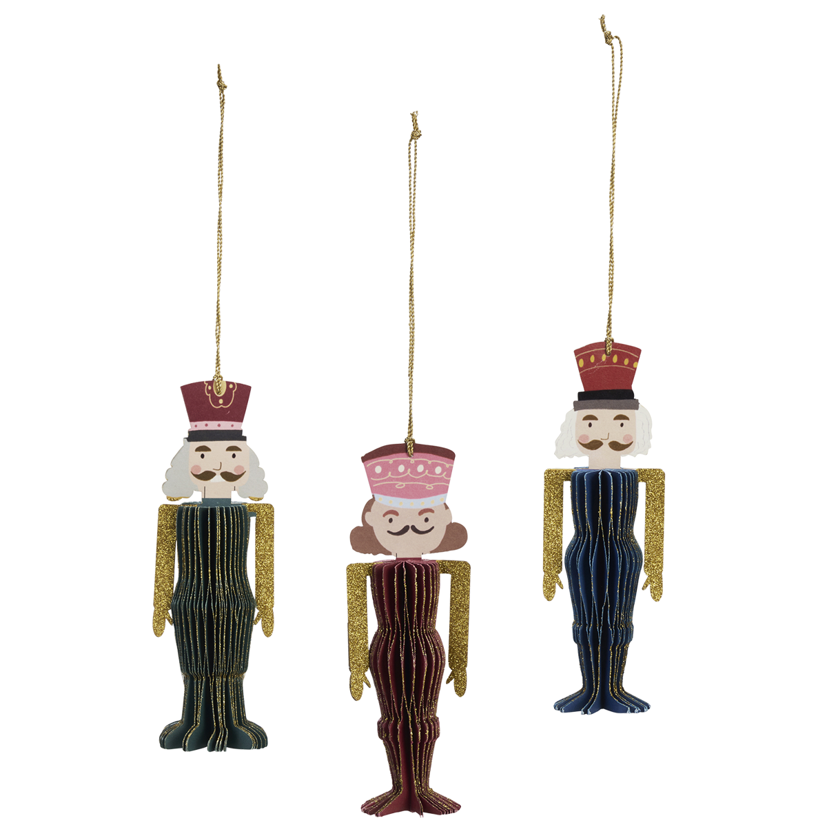 Hanging paper nutcrackers