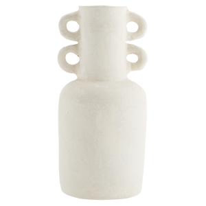 Handmade paper mache vase