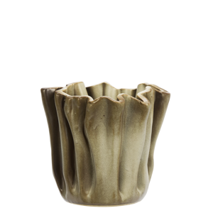 Stoneware flower pot