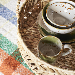 Water hyacinth trays