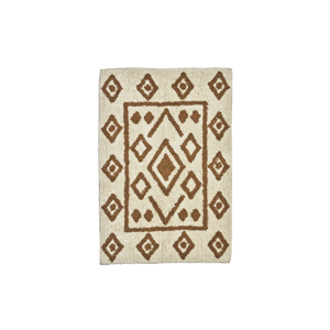 Tufted cotton bath mat