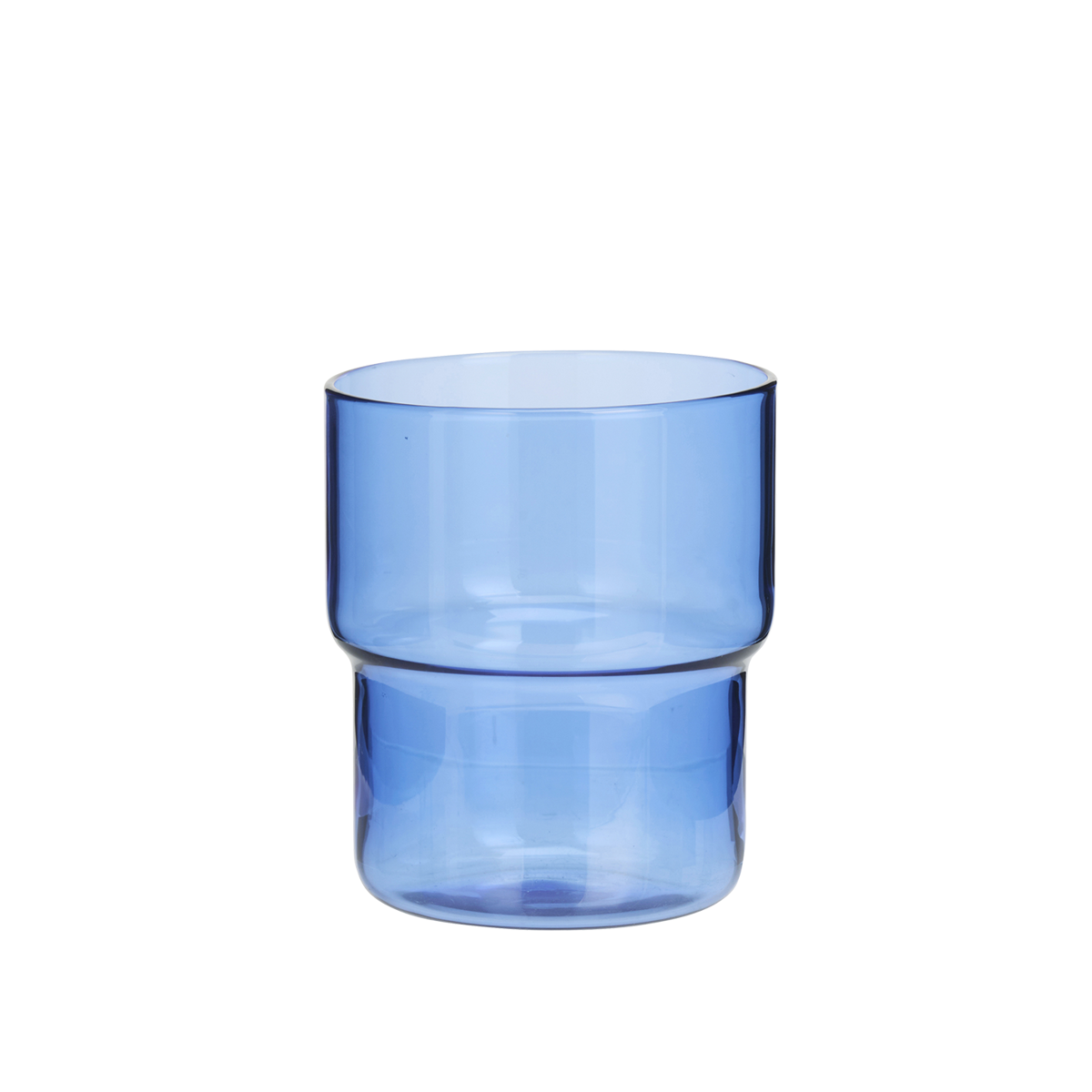 Coloured drinking glass