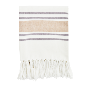 Striped hammam towel