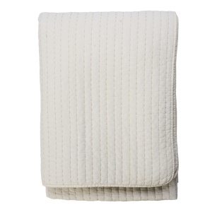Quilted cotton bed cover
