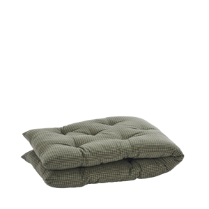 Checked cotton mattress