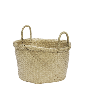 Seagrass basket w/ handles