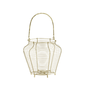 Iron basket w/ handle