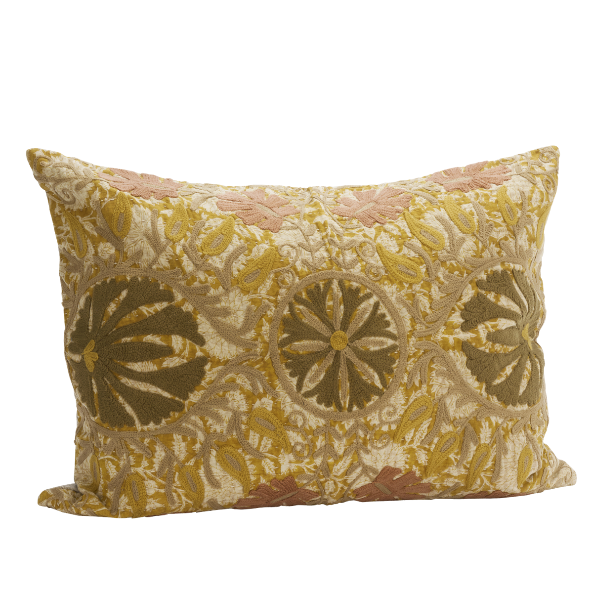 Suzani embroidered cushion cover