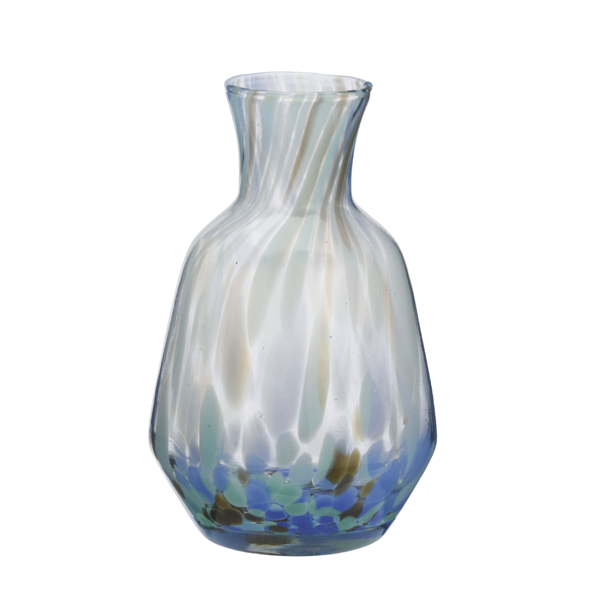 Coloured glass jug