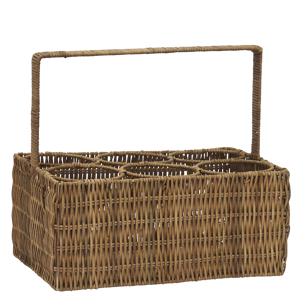 Rattan bottle holder