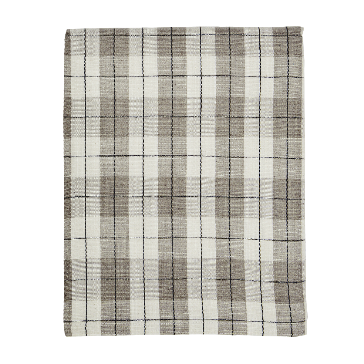 Checked table cloth