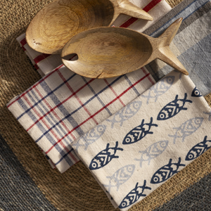 Printed cotton napkins