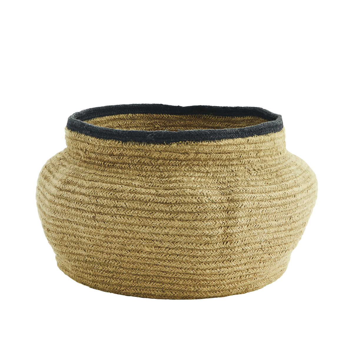 Round jute basket