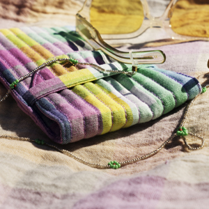 Checked hammam towel