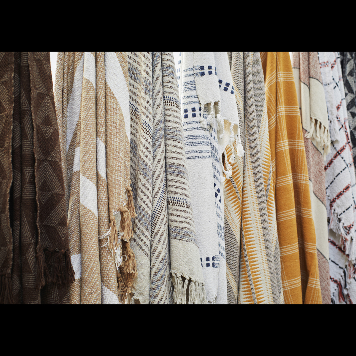Recycled cotton throw Recycled cotton throw