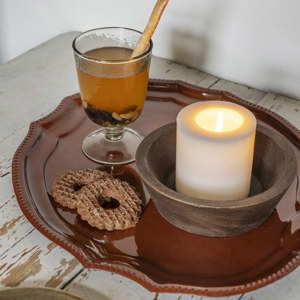 Recycled wooden bowl