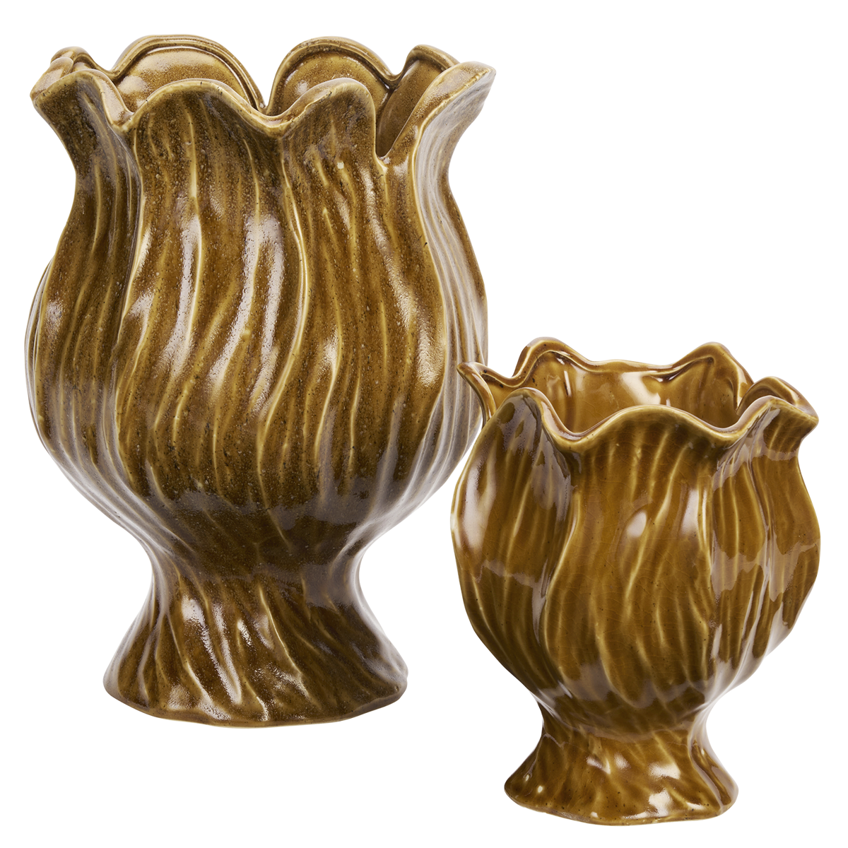 Stoneware flowerpot