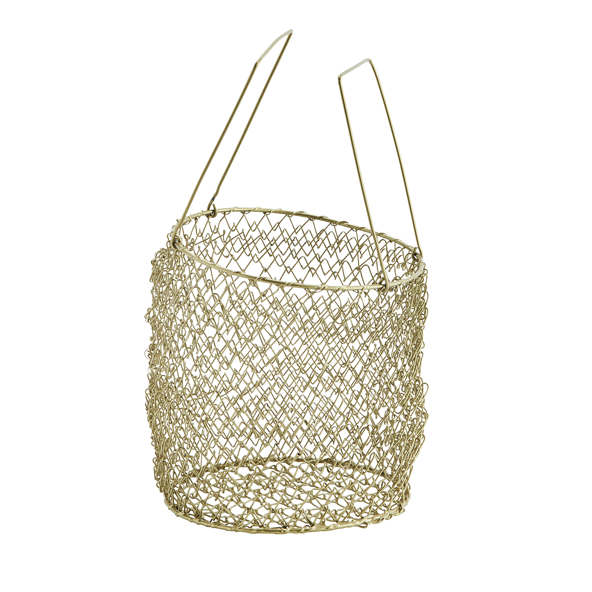 Iron wire basket w/ handles