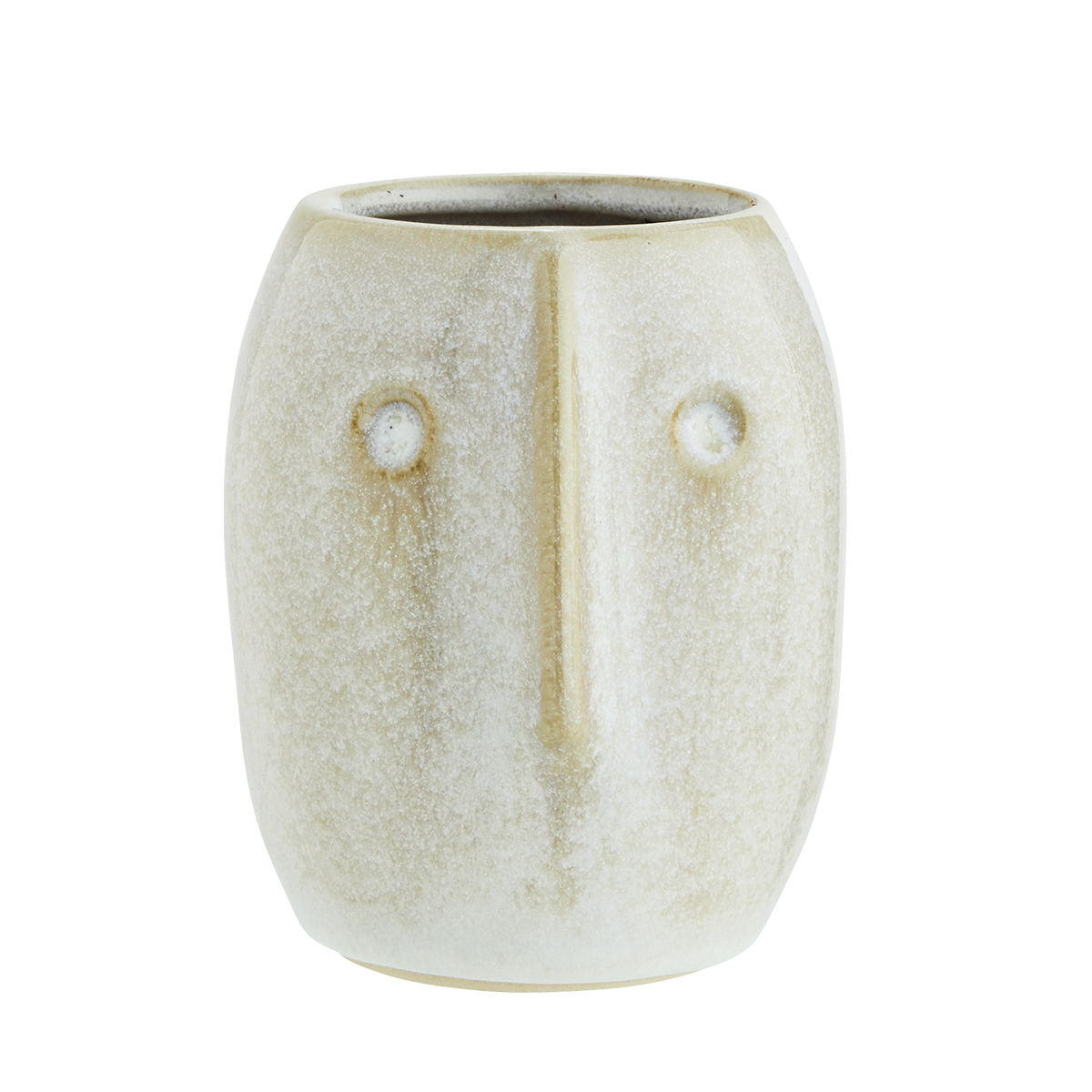 Flower pot w/ face imprint Flower pot w/ face imprint