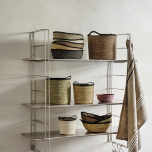 Oval seagrass basket