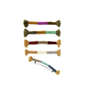 Handmade cotton hair clip