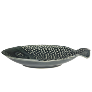 Stoneware fish tray