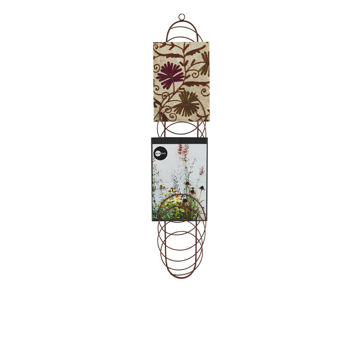 Hanging iron card rack Hanging iron card rack