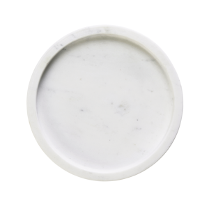 Round marble tray