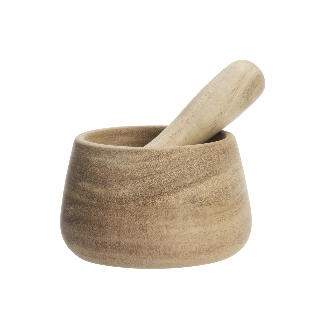 Wooden mortar set